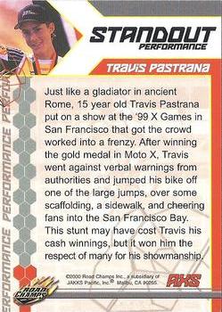 2000 Road Champs AXS - Standout Performance #NNO Travis Pastrana Back